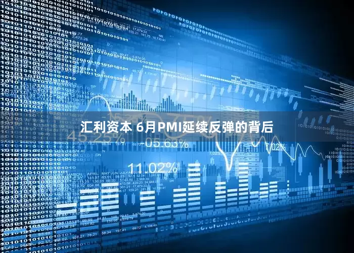 汇利资本 6月PMI延续反弹的背后