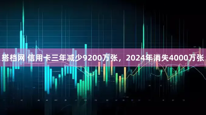 搭档网 信用卡三年减少9200万张，2024年消失4000万张